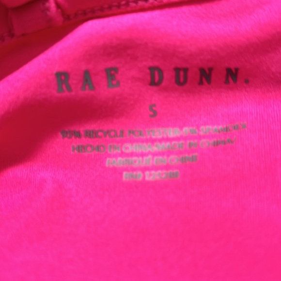 NWT Rae Dunn hot pink tank top pj top size small - Picture 4 of 7